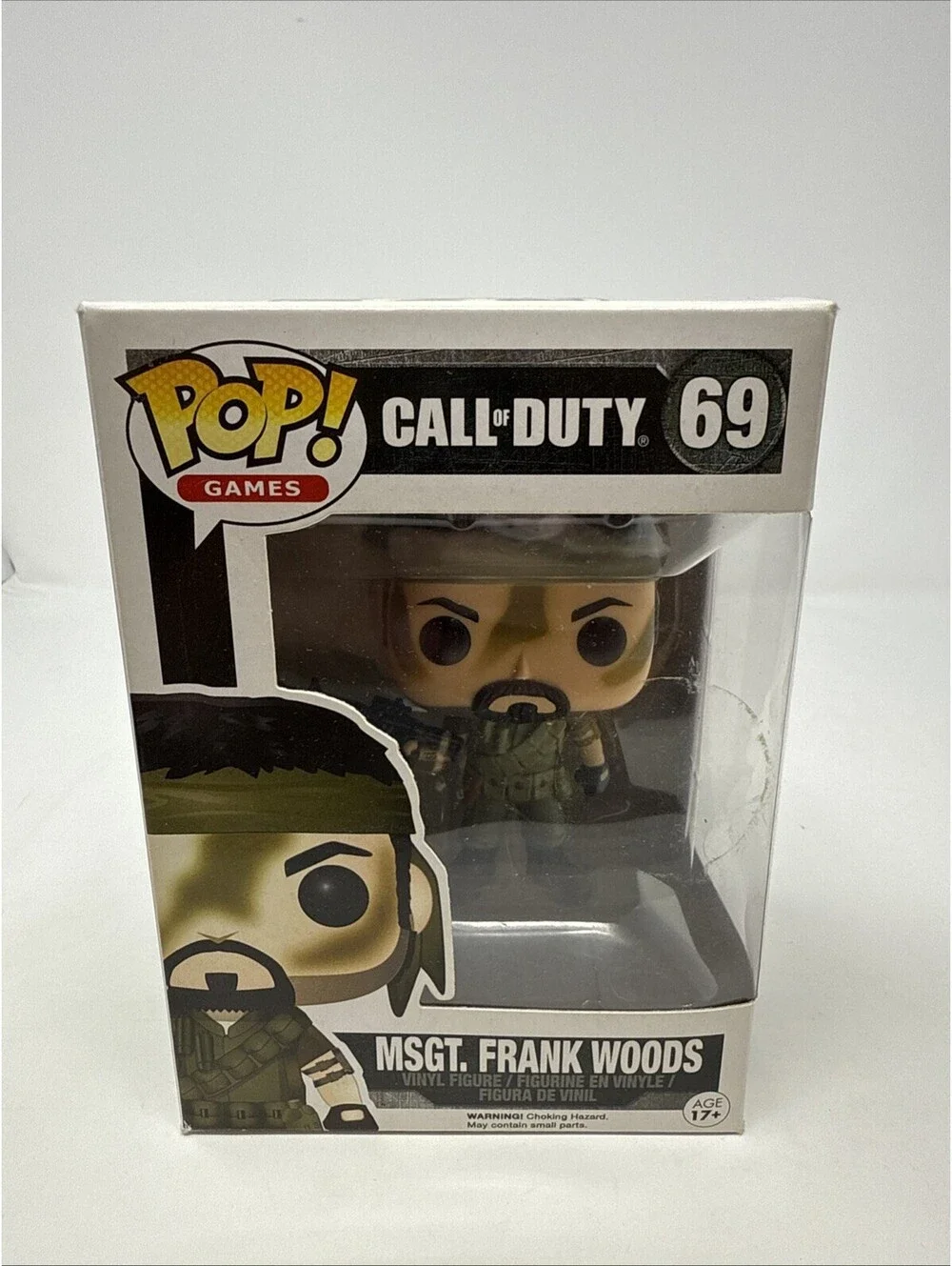 Funko Pop! Vinyl MSGT Frank Woods #69 GameStop Exclusive Call of Duty Vaulted